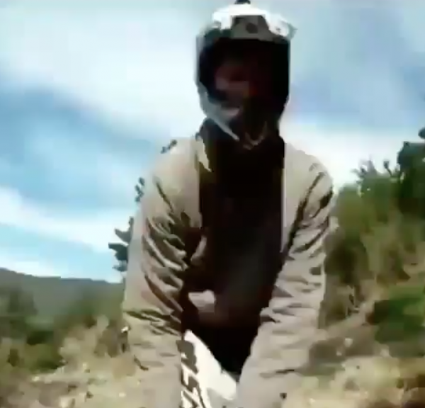 VIDEO: Angry ram vs rider