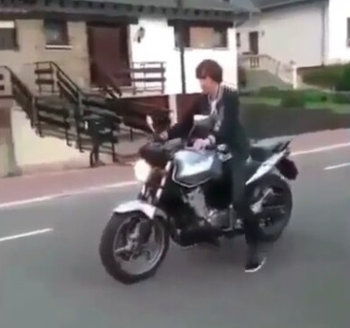 Watch: Motorcycle fail