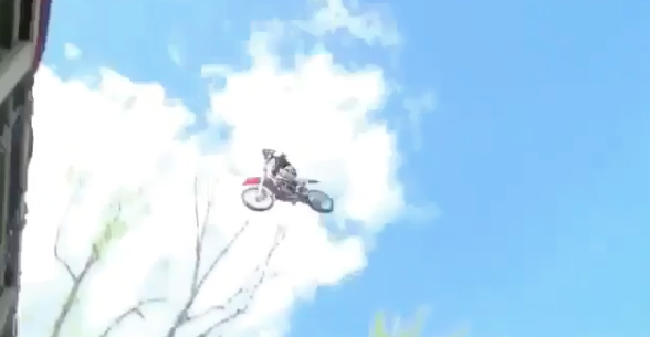 Watch: Rider pulls giant triple backflip