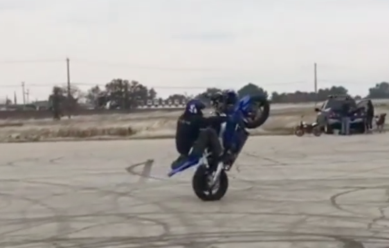 Watch : How to do a no handed wheelie