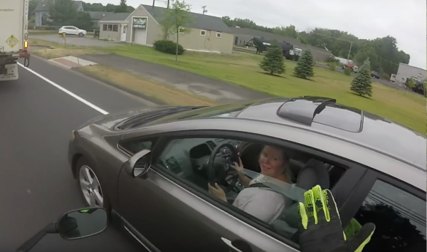 Video: Instant karma for terrible driver