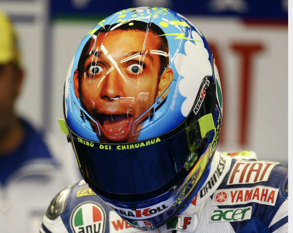 Valentino Rossi helmet, Mugello 2008