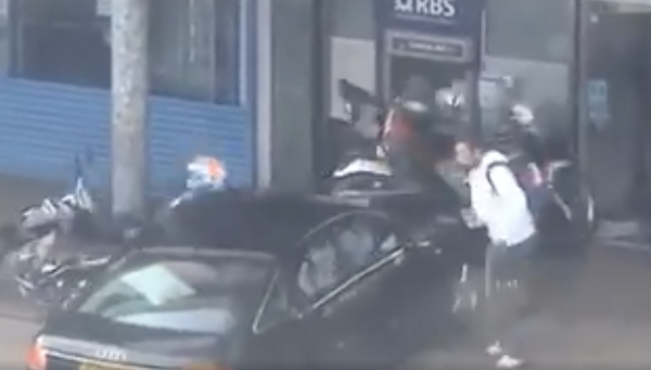 Motorcycle Riding Bank Robbers Heist Goes Horribly Wrong