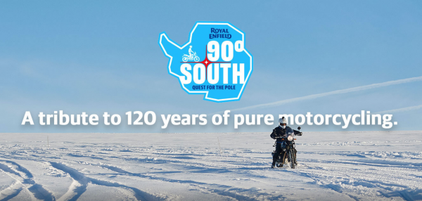 Royal Enfield Himalayans head to the South Pole