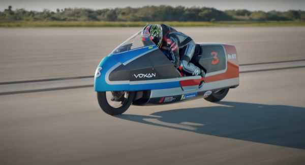 Max Biaggi Venturi set electric motorcycle speed record
