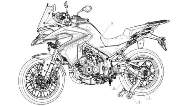 Voge patents retractable training wheels for motorbikes