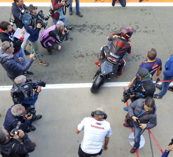 PIC: Jorge Lorenzo makes Repsol Honda debut