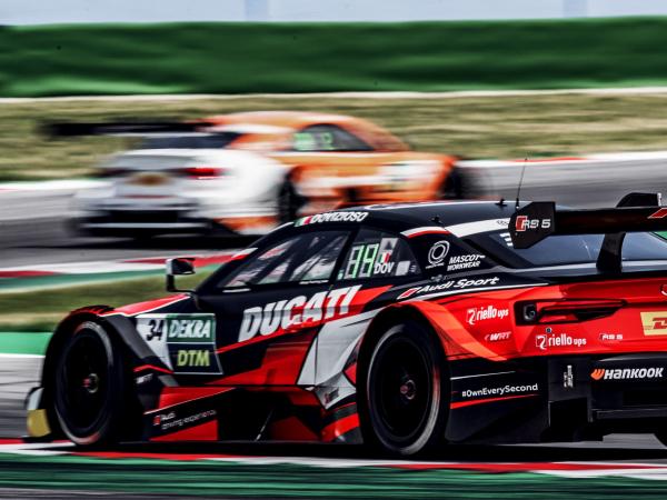 Dovizioso spins on second DTM outing with Audi