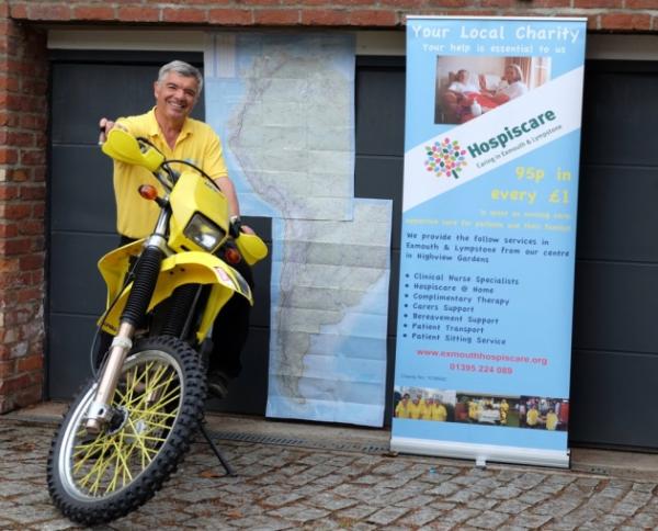 Pensioner embarks on 20,000-mile charity ride