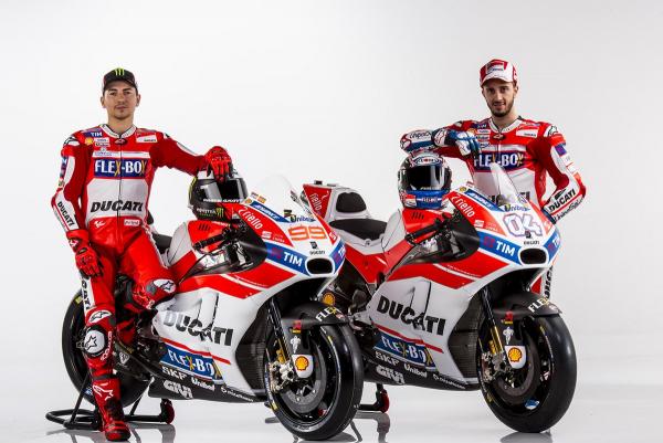 Ducati launches MotoGP 2017 bike with Lorenzo and Dovizioso
