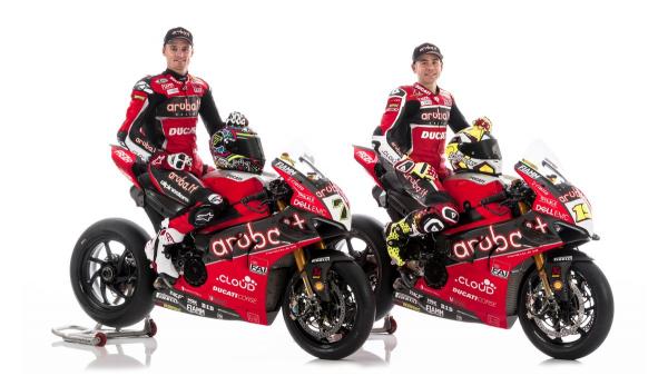Davies, Bautista reveal Aruba.it Racing Ducati V4 R colours