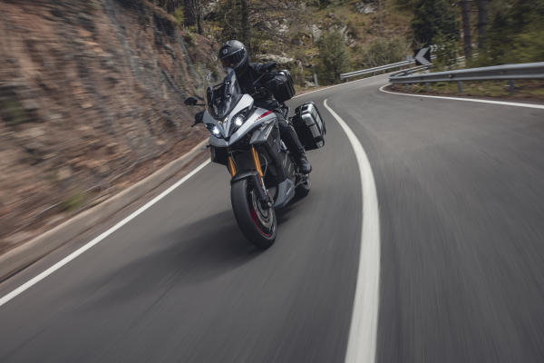 Energica Experia on mountain road. - Energica