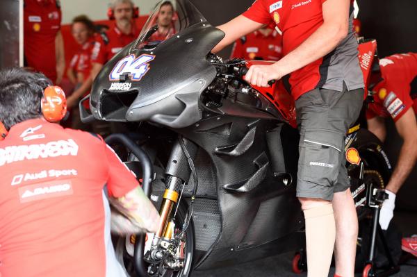 PICS: Ducati unveils 'six wing' fairing at Sepang