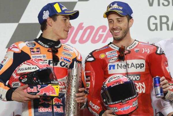 Marquez: Dovizioso’s slow pace helped me