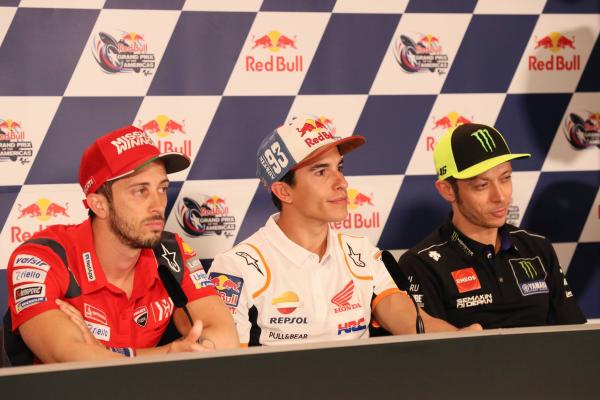 Dovizioso, Marquez, Rossi talk Crutchlow jump-start