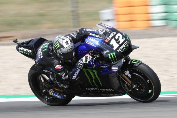 Vinales leads Quartararo in hotter conditions at Assen