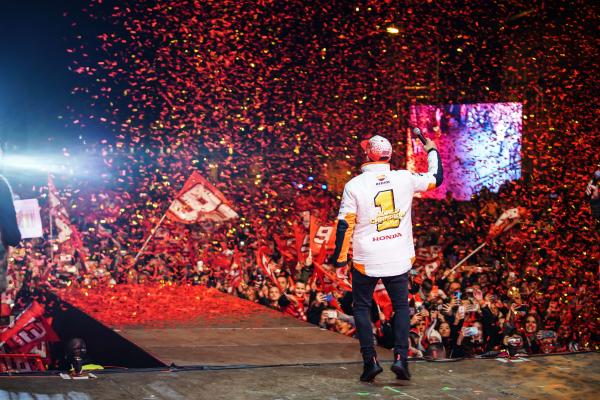 Marquez returns home to celebrate 2018 MotoGP title