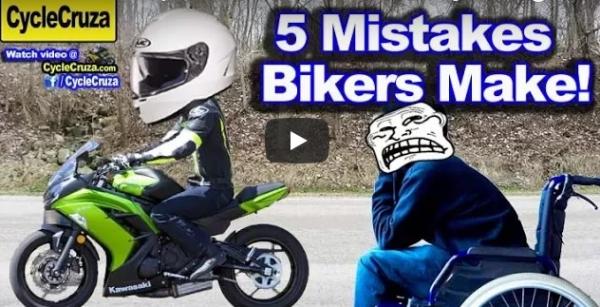 5 mistakes motorcyclists make with gear