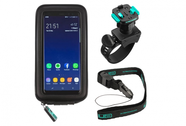 Ultimateaddons Water Resistant Soft Mount Case (XL) and Mount Kit for Universal Phone Models up to 6.3&quot;