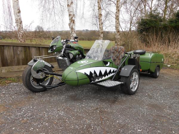 Weird V-Max sidecar and trailer found on eBay...