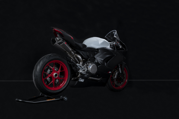 Ducati Panigale with Zard exhaust.