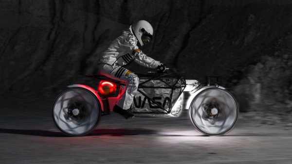 A primeira motocicleta conceito lunar do mundo