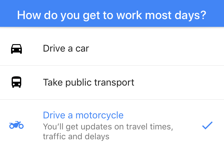 Google maps introduces motorcycle-specific settings  Visordown