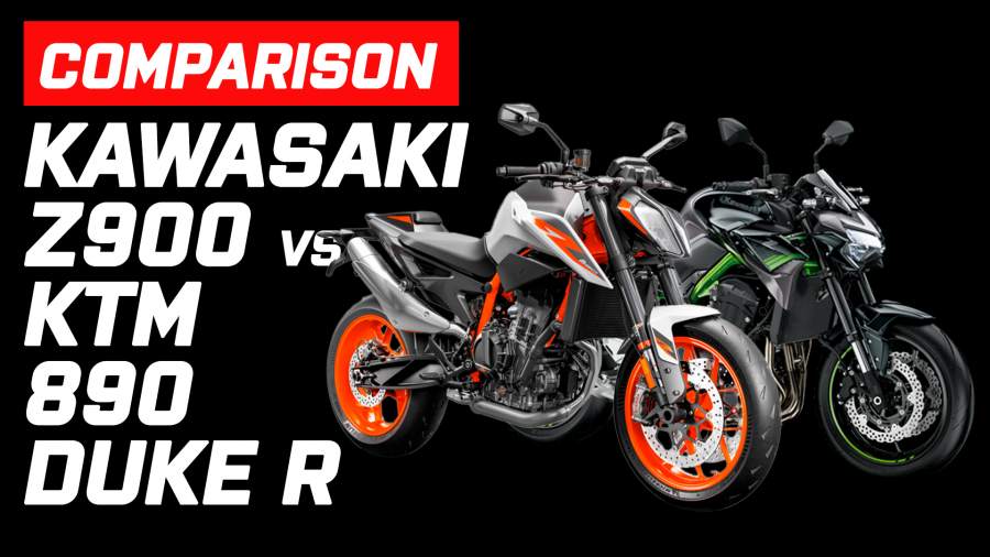 Sub 1000cc Head To Head Kawasaki Z900 Vs Ktm 980 Duke R Visordown