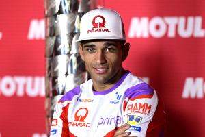 Jorge Martin, 2023 MotoGP Valencia Grand Prix press conference. - Gold and Goose