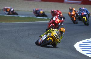 Valentino Rossi, 2001 500cc Spanish Grand Prix. - Gold and Goose