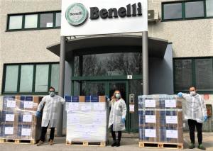 Benelli donates to coronavirus fight [credit: Benelli Facebook]
