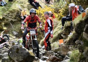 GasGas rider at Scottish Six Days Trial