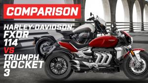 Harley-Davidson FXDR vs Triumph Rocket 3