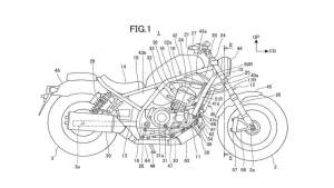 Honda Rebel 1100 patent image