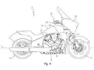 New water-cooled tourer from Indian revealed in patents 