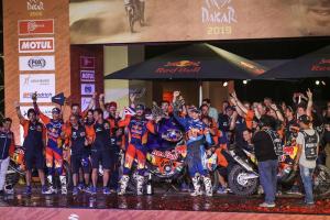 KTM podium Dakar 2019