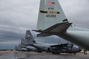 US Air Force Hercules plane