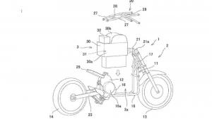 Kawasaki electric bike patents