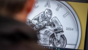 Ducati Honoured With a Commemorative Five Euro Coin