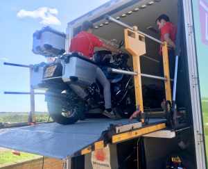 NMC motorcycle transport to solve brexit issues