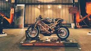 Tinker Hatfield Zero SR/F custom with See See Motorcycle