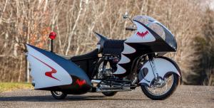 Batman and Robin Batcycle motorcycle up for auction