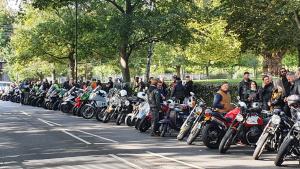 Save London Motorcycling protest against Hackney Council parking charges on 8 October.