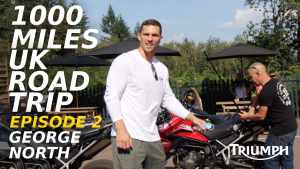 Triumph Tiger 900 tour Episode 2 George North and Baffle Haus