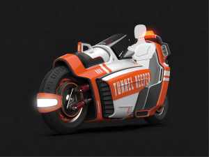Tunnel Keeper concept electric motorcycle