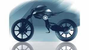 Concept Yamaha Double Y electric motorcycle