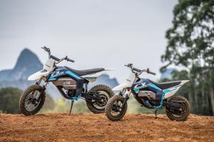 Two electric dirt bikes from CFMOTO