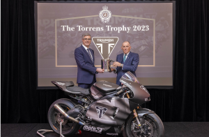 Triumph receives Torrens Trophy.
