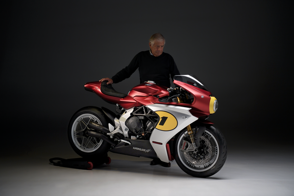 Giacomo Agostini with MV Agusta Superveloce Ago.