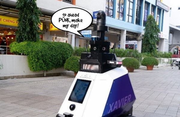 Singapore robot is set to shame badly parked bikes!